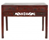 CHINESE CARVED WOOD TABLEChine