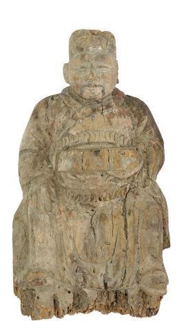 CHINESE CARVED  WOOD TEMPLE