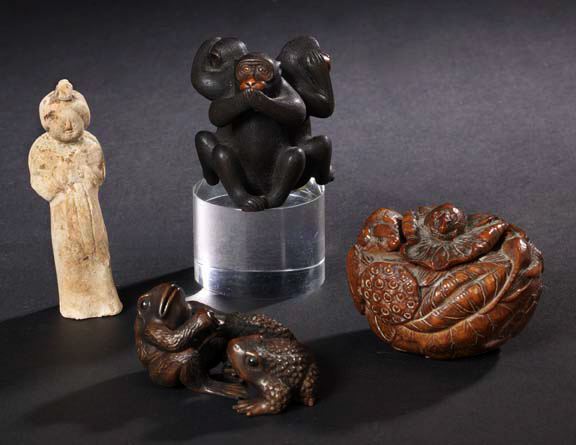 Chinese Carved Wooden Box and