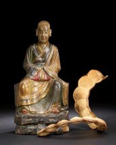 Chinese Carved Wooden Votive S