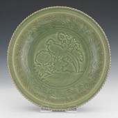 CHINESE CARVED YAOZHOU CELADON