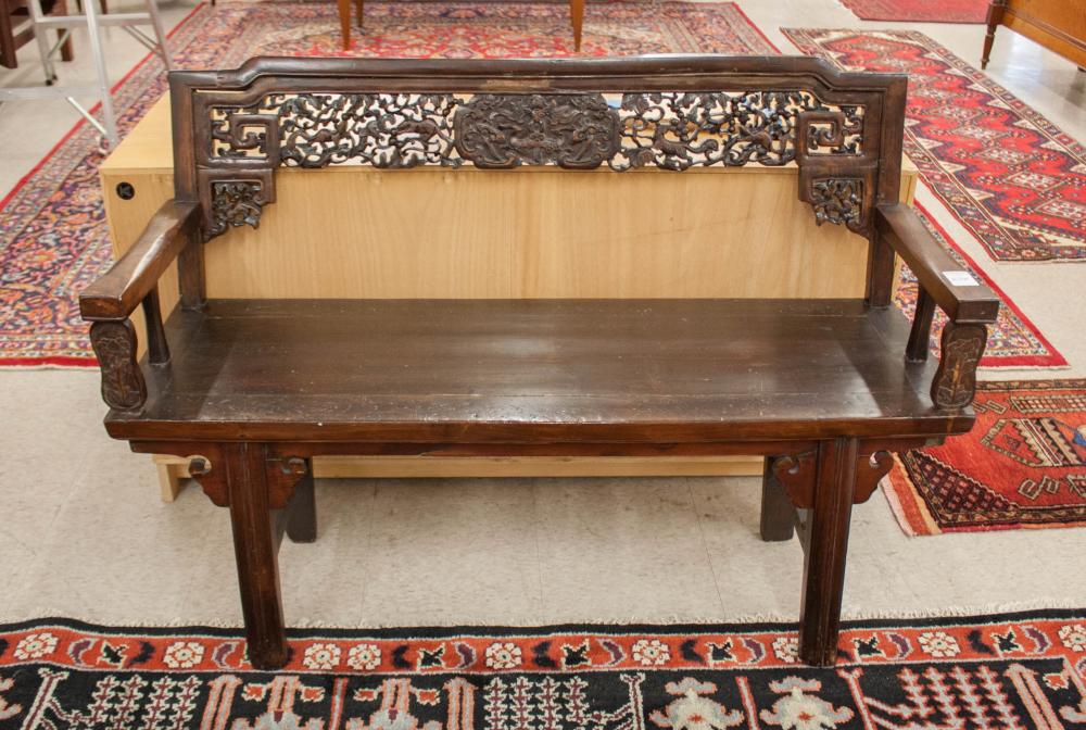 CHINESE CARVED YUMU (ELM) WOOD