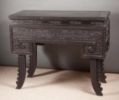 CHINESE CARVED ZITAN WOOD ALTA