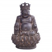 CHINESE CAST BRONZE FIGURE OF