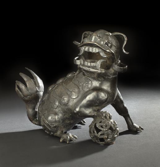 Chinese Cast-Bronze Figure of a