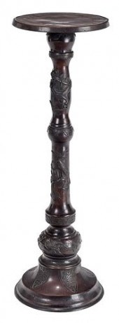 CHINESE CAST BRONZE PEDESTALea
