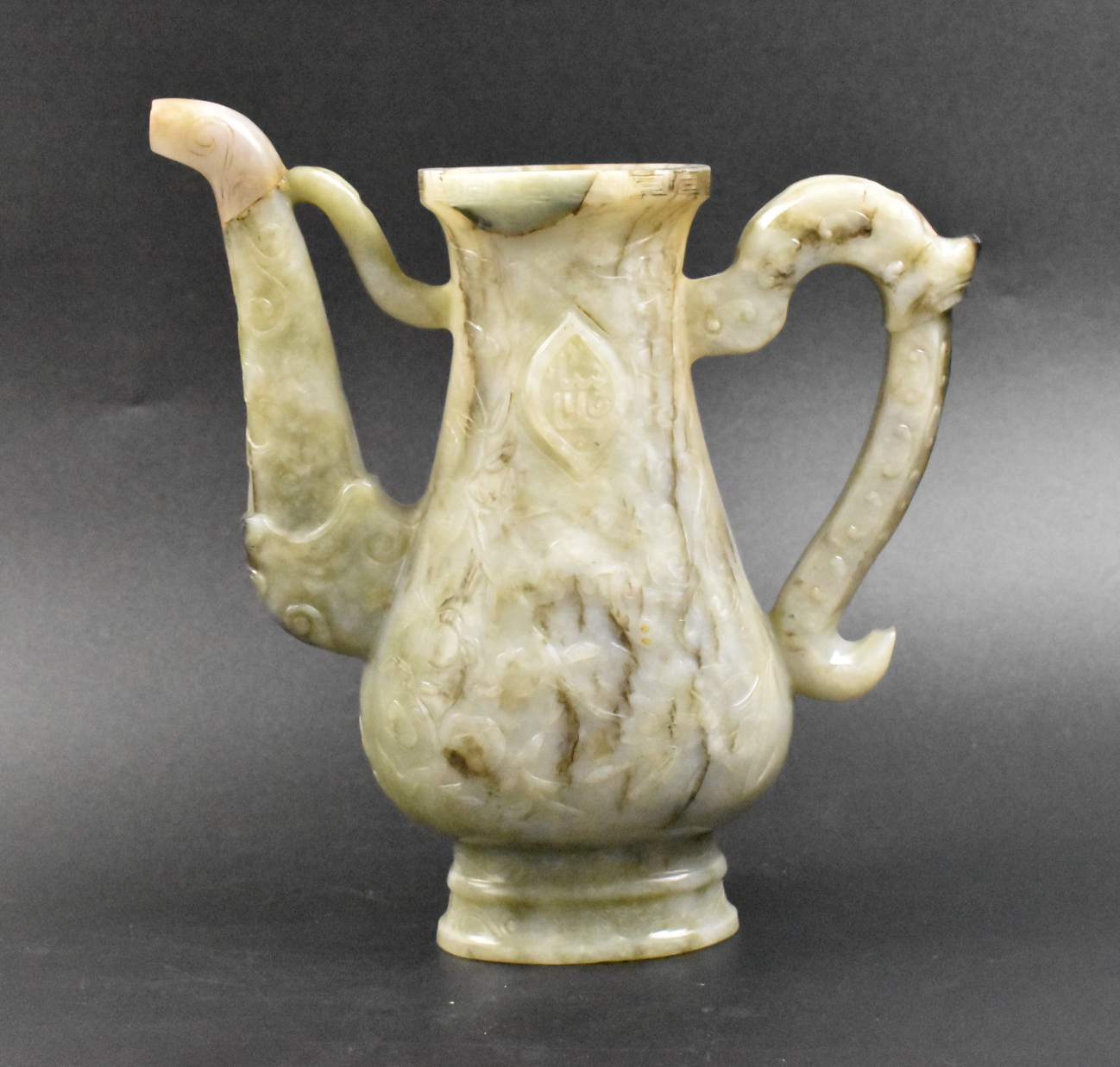 CHINESE CELADON AND RUSSET JADE
