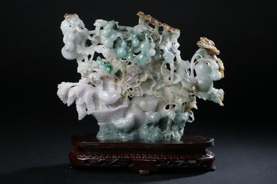 CHINESE CELADON APPLE GREEN AND