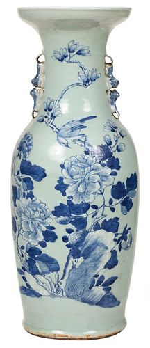 CHINESE CELADON, BLUE, AND WHITE