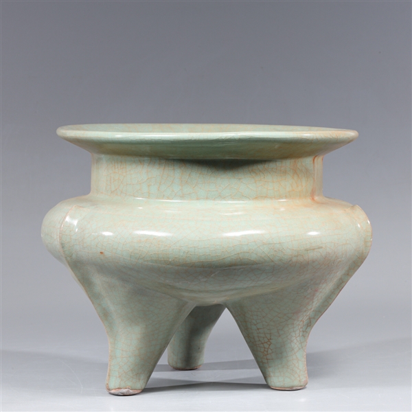 Chinese celadon crackle glaze