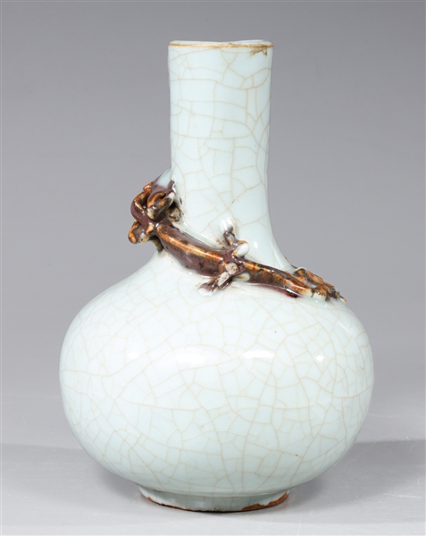 Chinese celadon crackle glazed