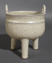 CHINESE CELADON CRACKLEWARE GL