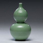 Chinese Celadon Double Gourd V