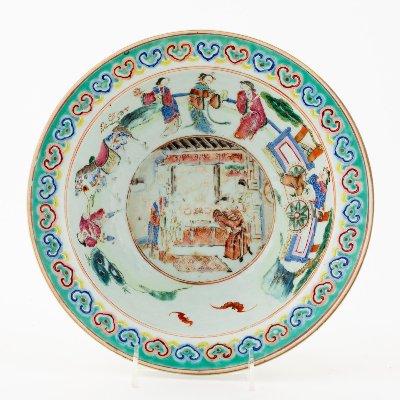 CHINESE CELADON & FAMILLE ROSE