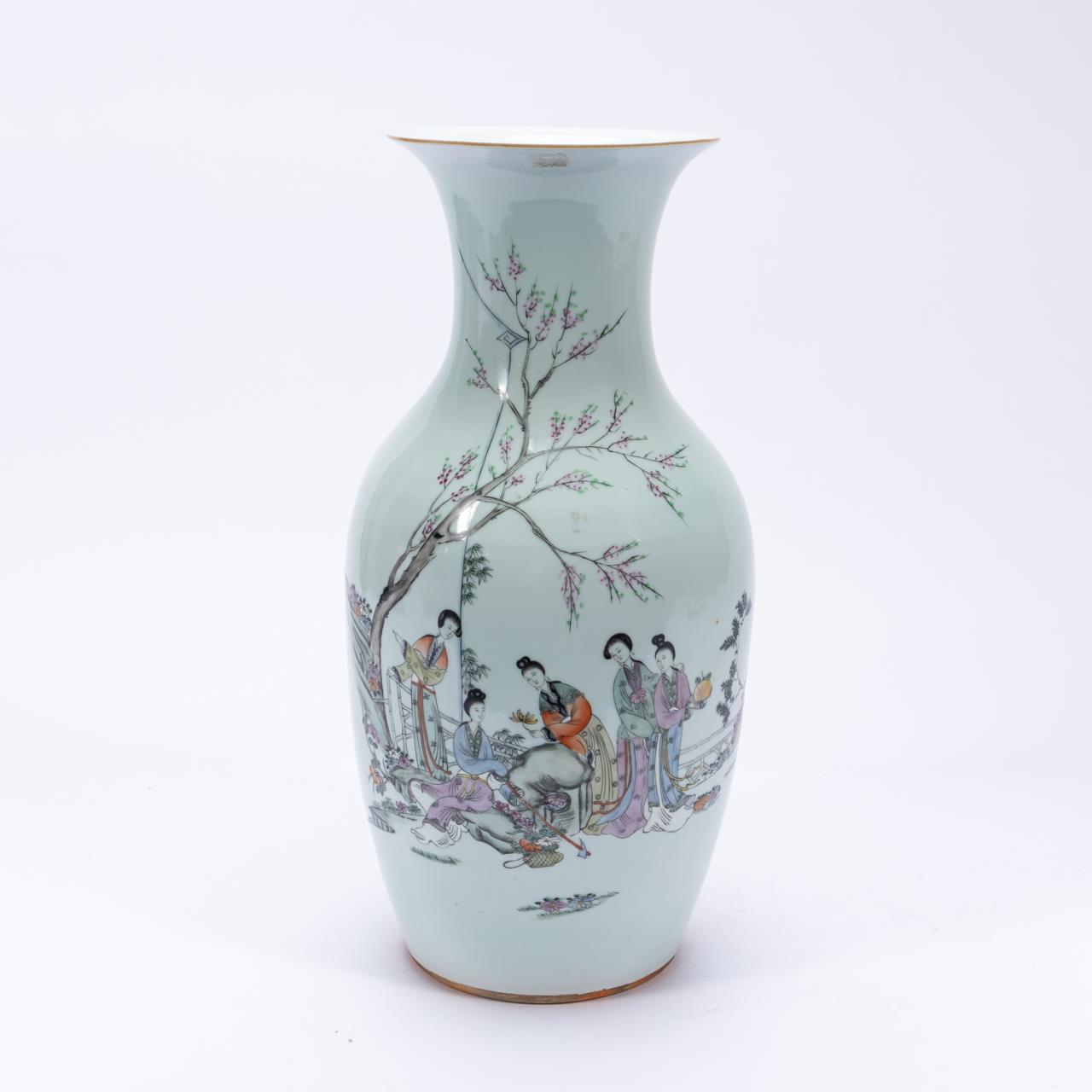 CHINESE CELADON FAMILLE ROSE