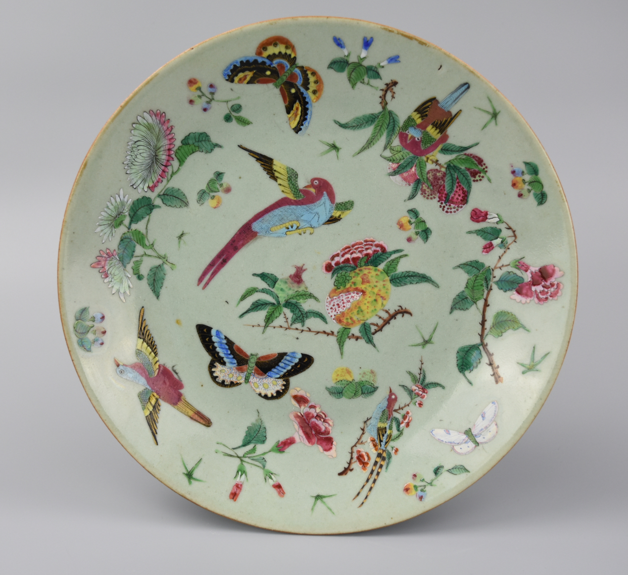 CHINESE CELADON FAMILLE ROSE
