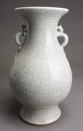 CHINESE CELADON GLAZE CRACKLEW
