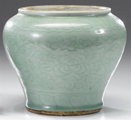 Chinese celadon glazed and