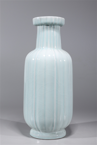 Chinese celadon glazed fluted