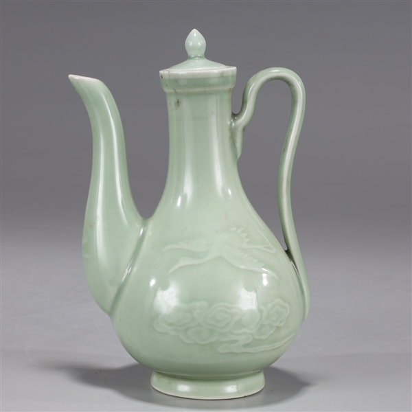 Chinese celadon glazed porcelain