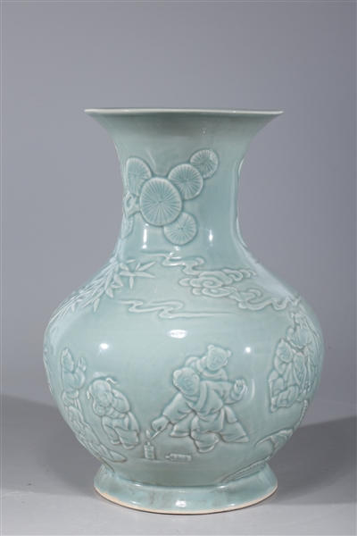 Chinese celadon glazed porcelain