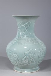 Chinese celadon glazed porcela
