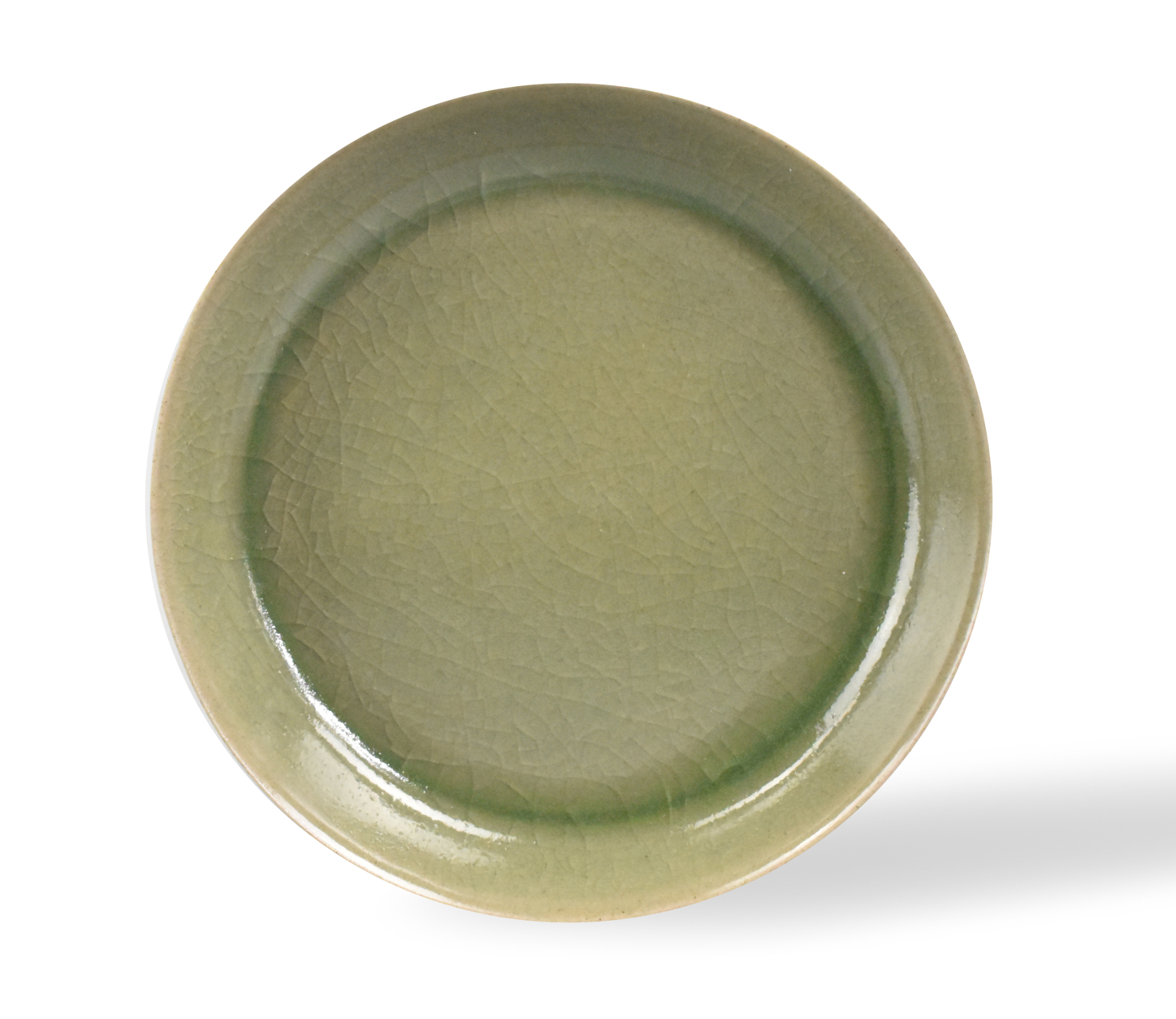 CHINESE CELADON GLAZED SHALLOW