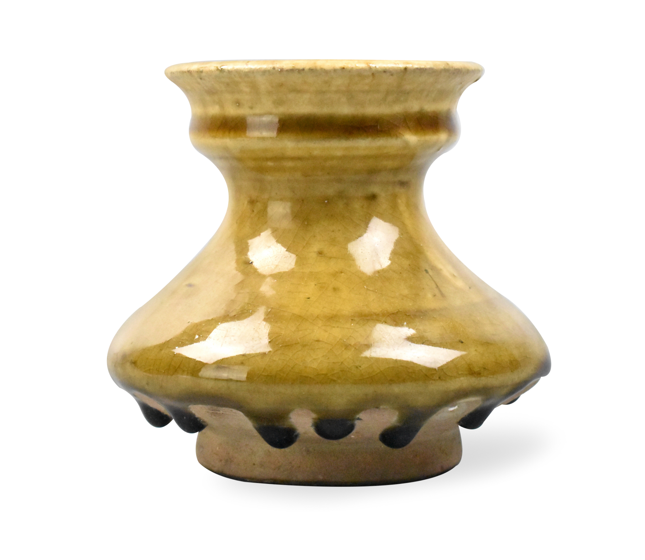 CHINESE CELADON GLAZED SPITTOON,
