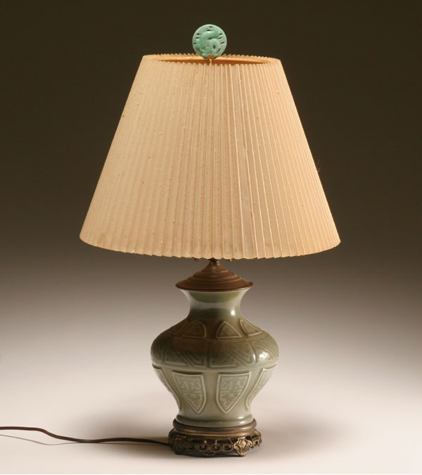 Chinese celadon glazed table