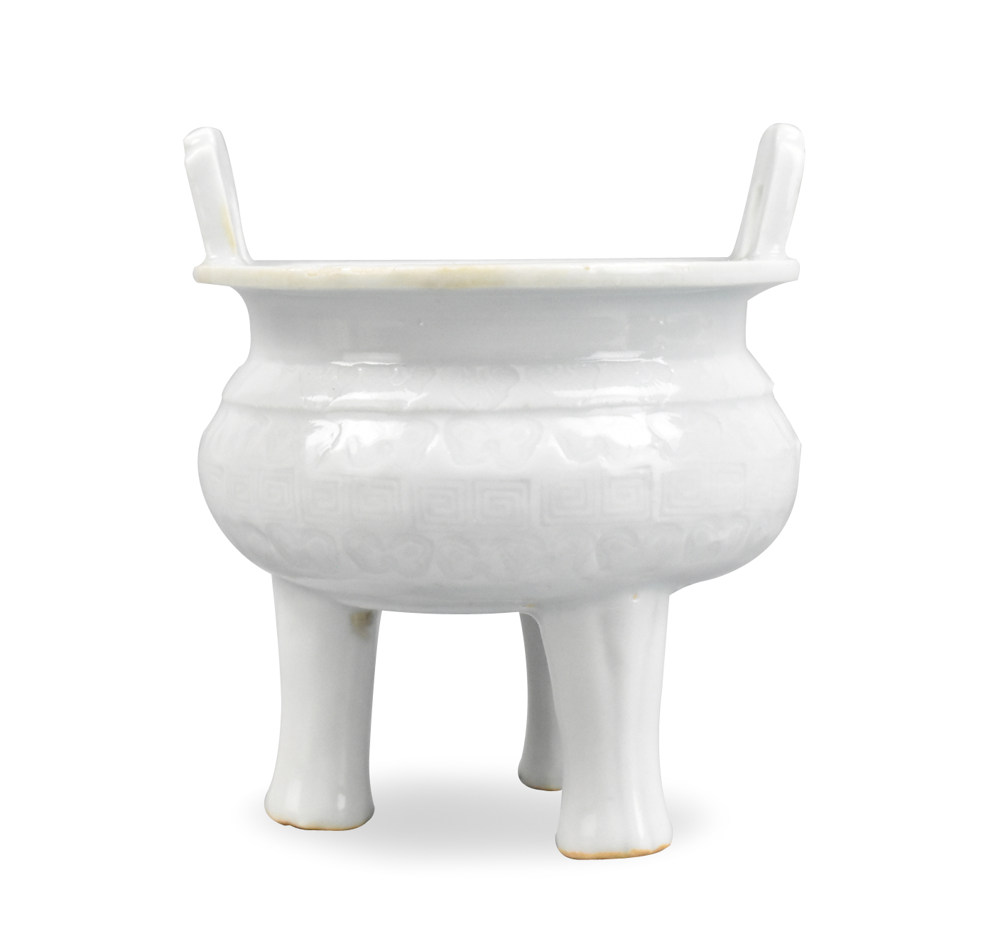 CHINESE CELADON GLAZED TRIPOD