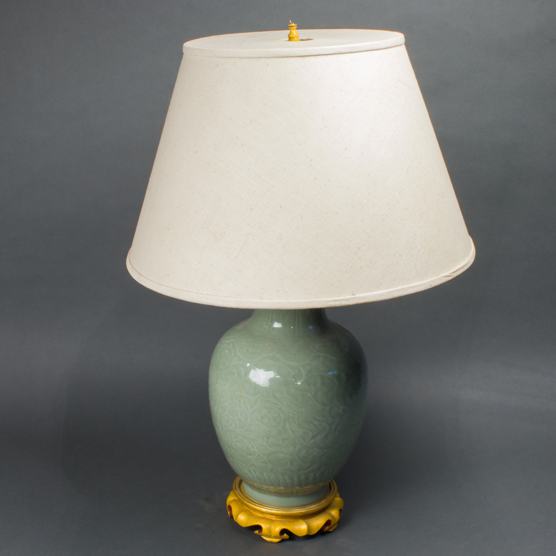 CHINESE CELADON GLAZED VASE Chinese
