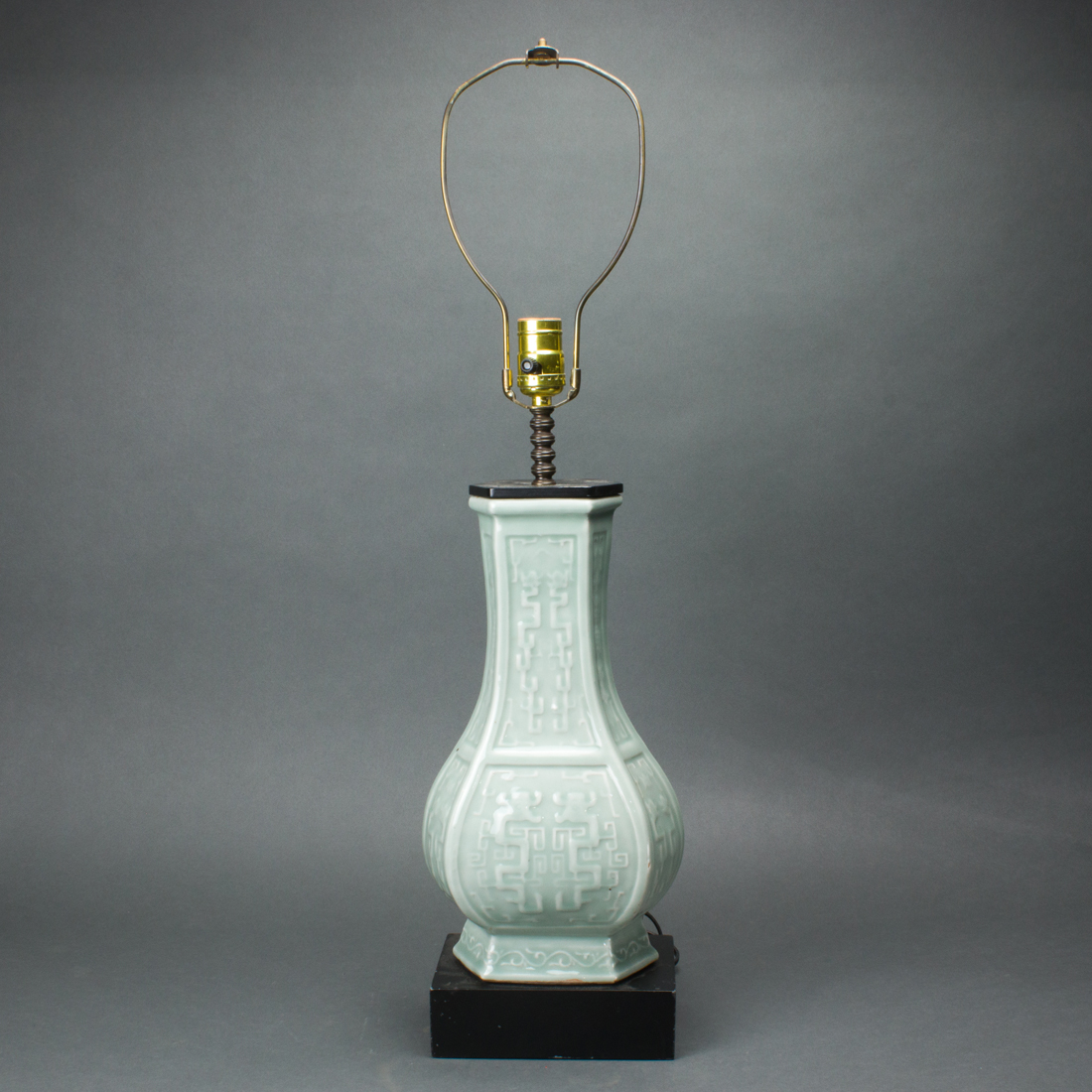 CHINESE CELADON GLAZED VASE Chinese