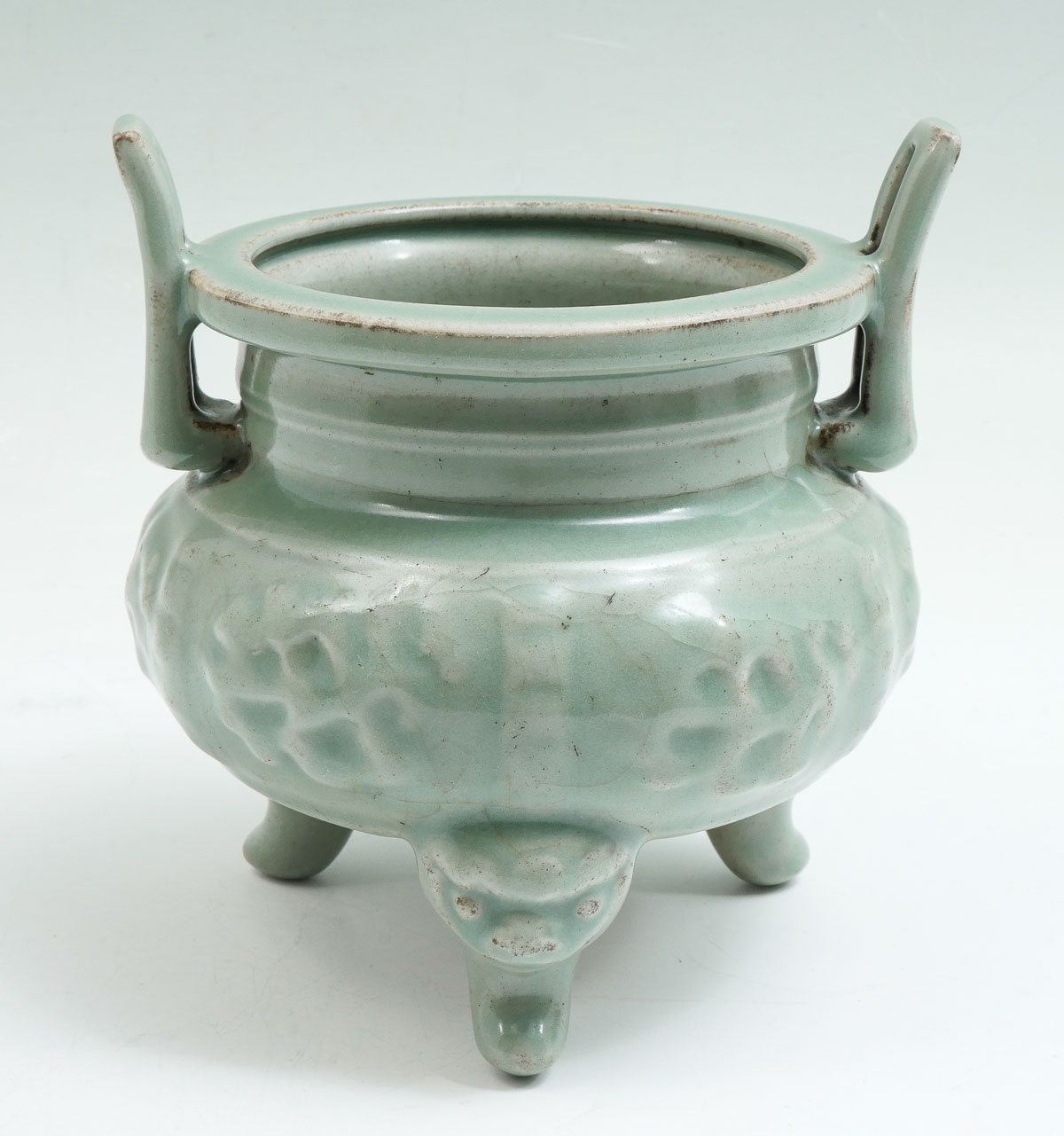 CHINESE CELADON GREEN GLAZED