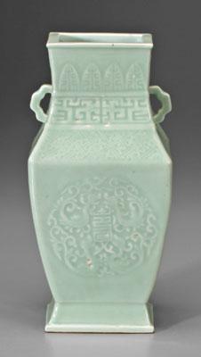 Chinese celadon hu vase,