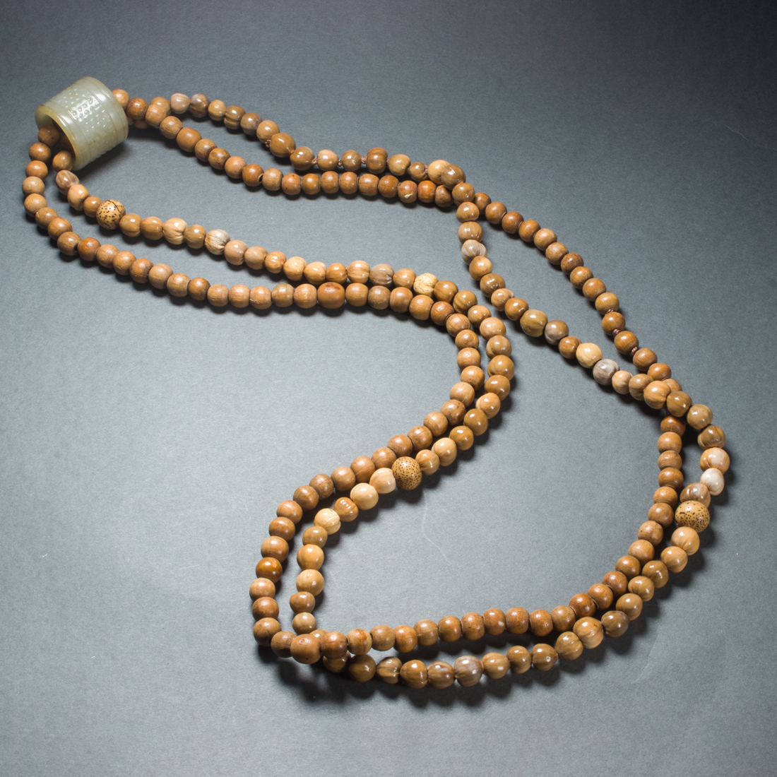 CHINESE CELADON JADE ARCHER'S