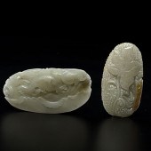 Chinese Celadon Jade Carvings