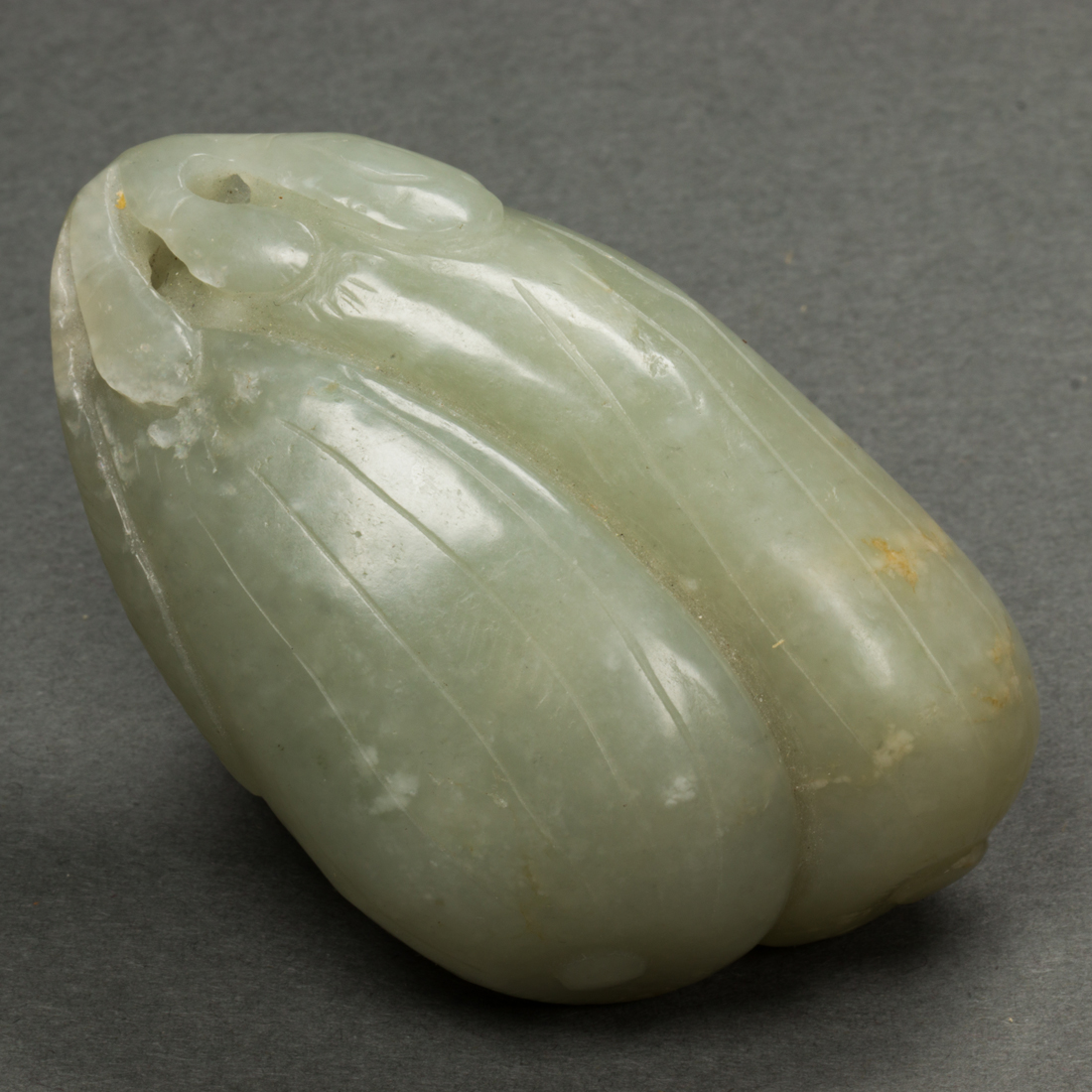 CHINESE CELADON JADE 'MELON' TOGGLE