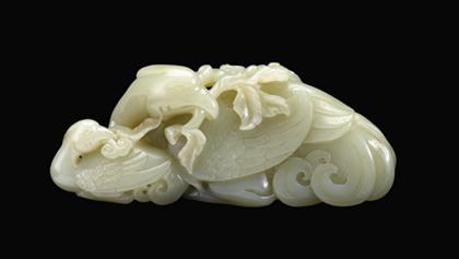Chinese celadon jade phoenix