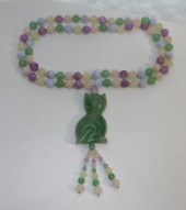 CHINESE CELADON LAVENDER BEAD