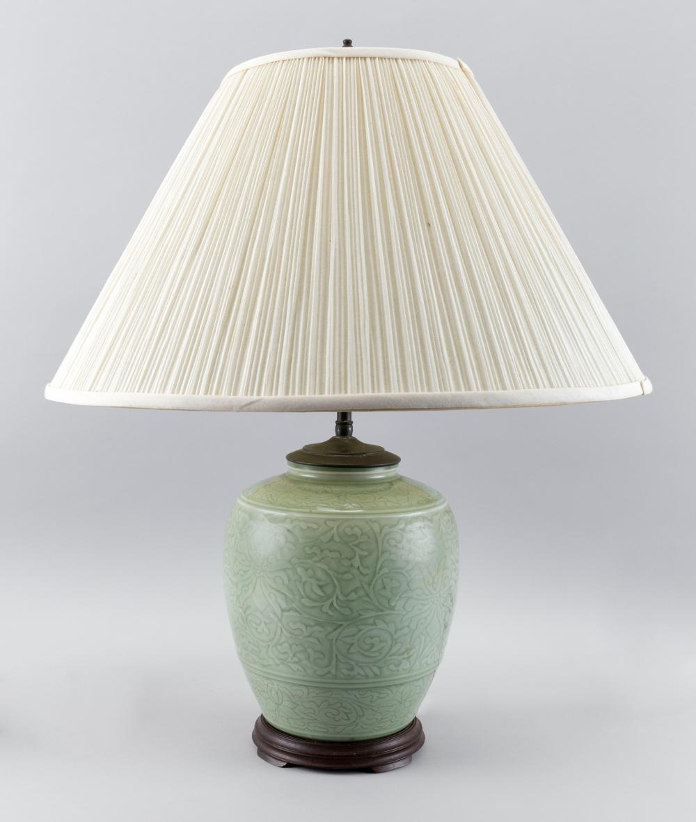 CHINESE CELADON PORCELAIN JAR
