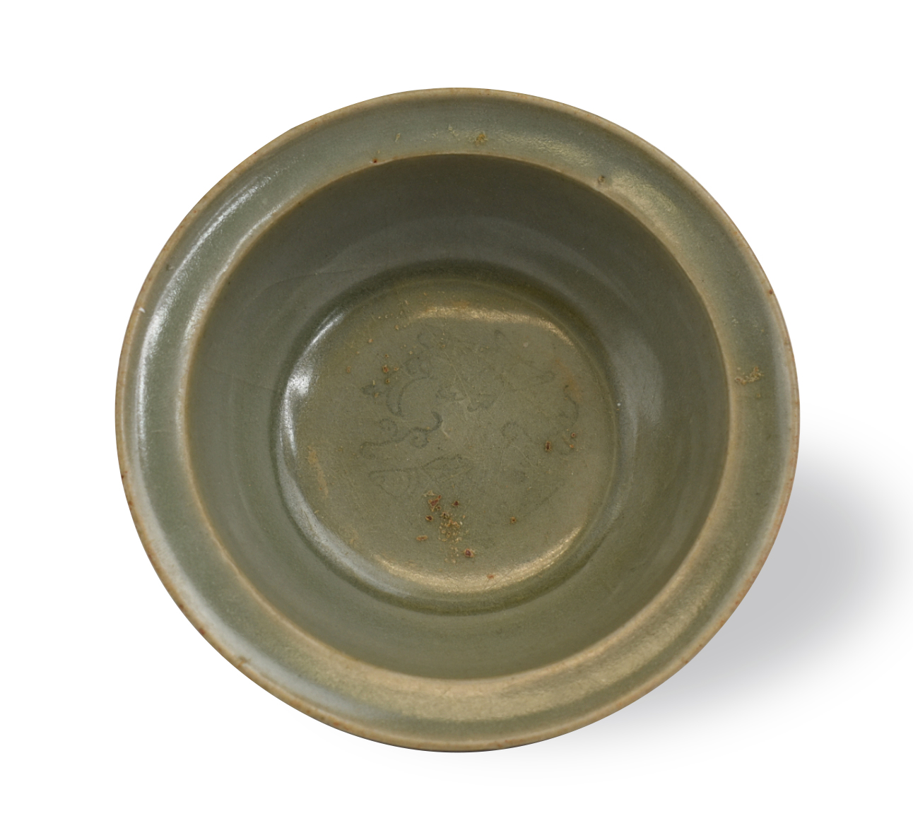 CHINESE CELADON TWIN FISH WASHER,