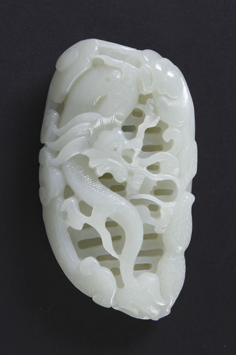 Chinese Celedon Jade Fondling Piece