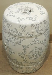 CHINESE CERAMIC BARREL-FORM GA