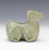 CHINESE CERAMIC CELADON RAM WA