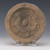 CHINESE CERAMIC DRAGON ROOF TI