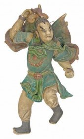 CHINESE CERAMIC FIGURAL WARRIO
