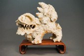 CHINESE CERAMIC FIGURE OF A FO
