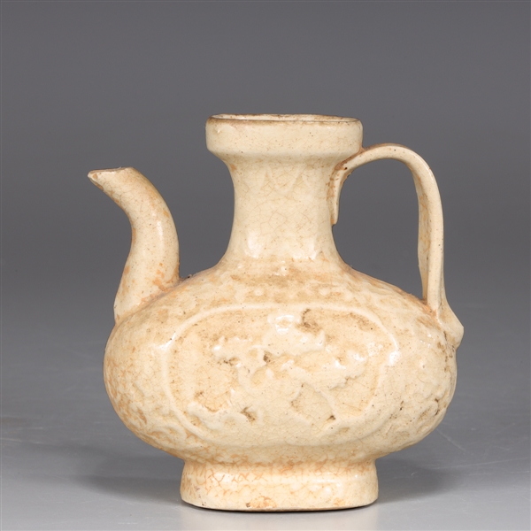 Chinese ceramic glazed ewer with
