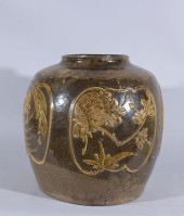 CHINESE CERAMIC GLAZED MARTABA