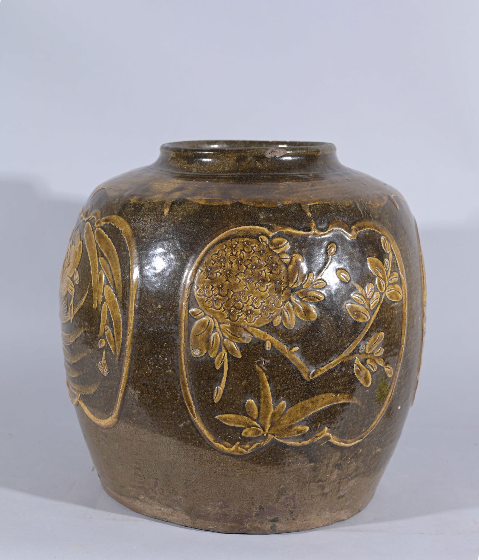 CHINESE CERAMIC GLAZED MARTABAN
